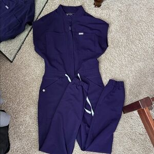 Figs Women's Deep Purple Jumpsuit